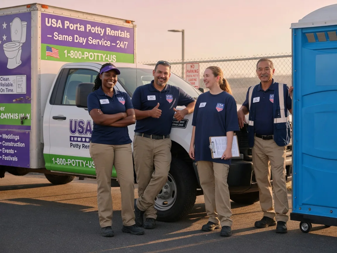 Porta Potty Rental company in Redwood City, CA